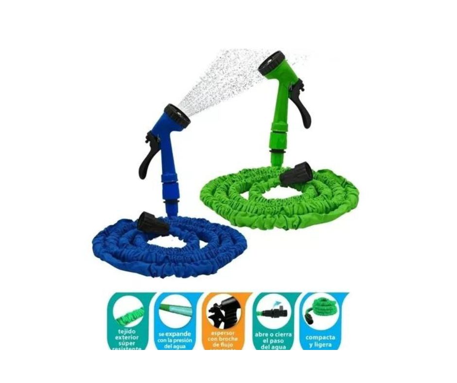 Manguera 2X1 Expandible De 15 Metros🐍